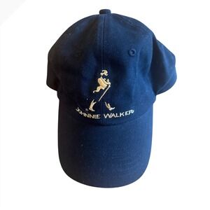 Johnnie Walker Black Gold Keep Walking Embroidered Cotton Baseball Hat Cap Mens‎
